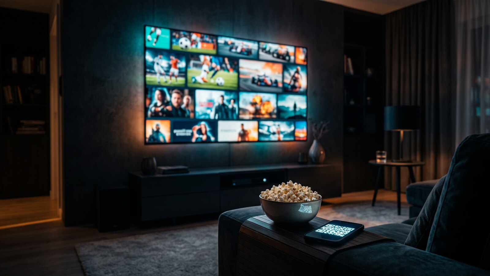 Compra de IPTV segura via Pix na TV 4K · Core Play